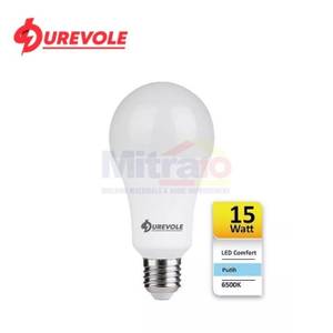Durevole Lampu Led A3-3-KD6 15 Watt Putih