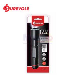 Durevole Lampu Senter Ecofla145-2A Hitam