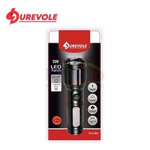Durevole Lampu Senter Ecofla-064 Hitam