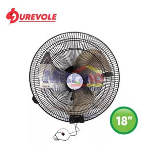 Durevole Kipas Angin Dinding CF-45W 18 Inch Hitam