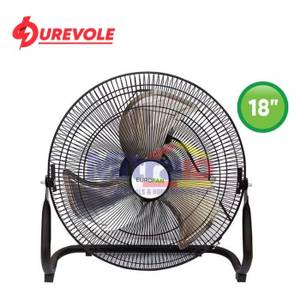 Durevole Kipas Angin Lantai FE2-45 18 Inch Hitam