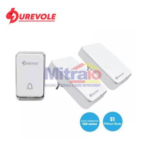 Durevole Bell Pintu Doorbell Ac K0606 Putih