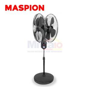 Maspion Kipas Angin Berdiri Double Blower PW 1818 Hitam