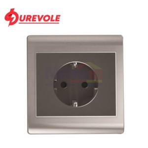  Durevole Socket Listrik DSRGRSW00 Abu