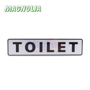 Magnolia Papan Tanda Type Lbs2 Toilet 4.6x19.4 Cm Silver