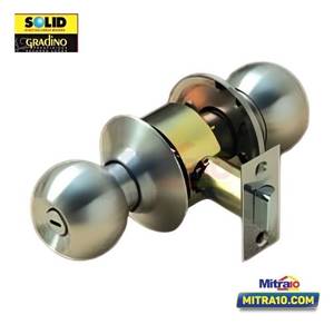Solid Kunci Bulat Entrance 1003523 C601X300N Satin Stainless Steel