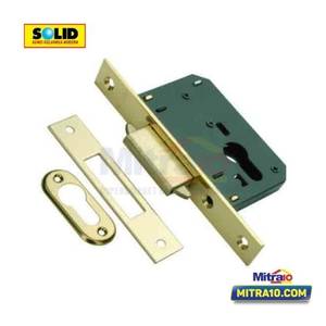 Solid Badan Kunci Sliding LC 202 DS-40 / CHR Satin Stainless Steel