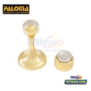 Paloma Door Stop DSP 601 DSP Magnet 003 Polished Brass