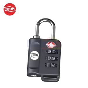 Zehn Gembok 21152Bk 23Mm Black Tsa Combo Padlock