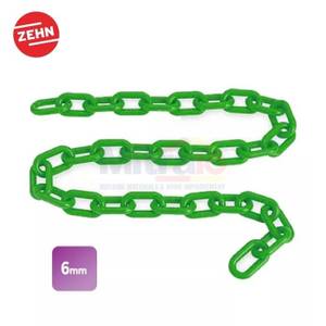 Zehn Rantai Plastik ZN150-TS003-G 0.6 Cm Hijau (1 Roll = 50M)