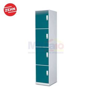 Zehn Loker Besi 4 Pintu ZN-S-Z04-BL Biru