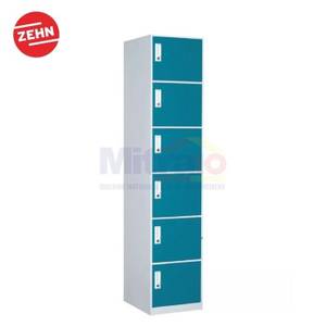 Zehn Loker Besi 6 Pintu ZN-S-Z06-BL Biru