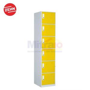 Zehn Loker Besi 6 Pintu ZN-S-Z06-BR Kuning
