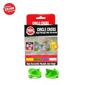 Zehn Pembatas Keramik Jarak 1.55 Mm Hijau (50 Pcs)