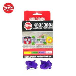 Zehn Pembatas Keramik Jarak 0.2 Cm Biru (50 Pcs)
