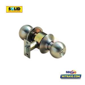 Solid Kunci Bulat Entrance 1003511 C601X400N US3 Polished Brass
