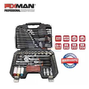 Fixman 1 Set Alat Perkakas Socket BT111 1/4 Inch (111 Pcs)
