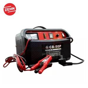 Zehn Charger Aki CB-50 Kapasitas 400 Watt Hitam-Merah