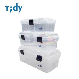 Tidy Kotak Plastik Penyimpan Perkakas TD-30136 16 Inch,15 Inch,13 Inch (Set)