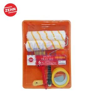 Zehn Paket Kuas Roll Bak Cat (6 Pcs)
