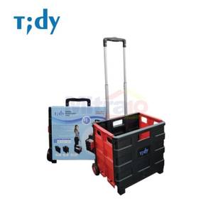 Tidy Troly Keranjang Lipat VW-HT30 Hitam-Merah