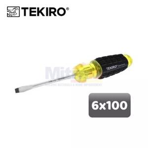Tekiro Obeng Min Gagang Karet SD-CG0860 0.6x10 Cm Kuning