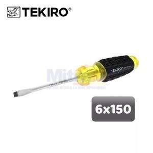 Tekiro Obeng Min Gagang Karet SD-CG0862 0.6x15 Cm Kuning