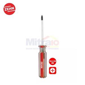 Zehn Obeng Plus 15 10 Cm Bening-Merah