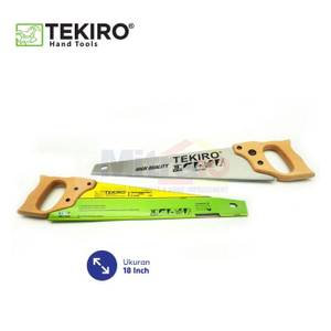 Tekiro Gergaji Kayu 2 Mata Gagang Kayu GT-HW1713TKR 18 Inch