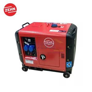 Zehn Genset HP6700SN 5500 Watt Merah-Hitam