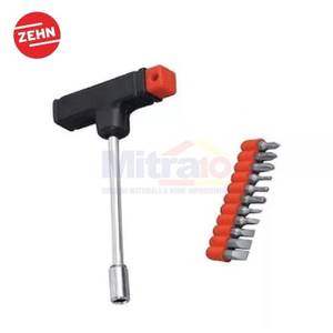 Zehn Hand Tools 1 Set Magnet Socket + Bits Obeng 35 ( 12 Pcs ) 