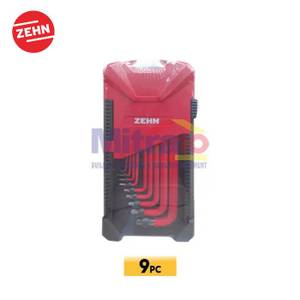 Kunci L ZMT-15 Merah Set (9 Pcs)