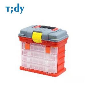 Tidy Kotak Penyimpan Accesories Perkakas G-215-4C 11 Inch Merah
