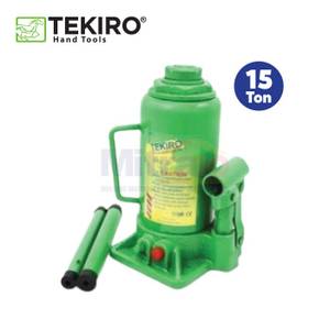 Tekiro Dongkrak Botol AU-BJ1913 Kapasitas 15 Ton Hijau