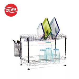 Zehn Rak Piring Cj-C5006 Chrome Adjustable 