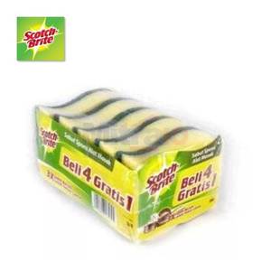 Scotch Brite Id-30P5 Sabut Spons Ecopack 5 Pads