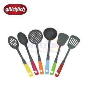 Glucklich 1 Set Spatula Nylon Peralatan Dapur KT002 (6 Pcs)