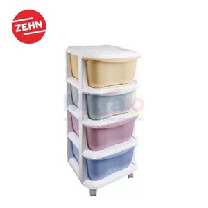 Zehn Rak Laci Plastik Susun 4 Tingkat GHR-950