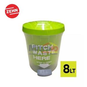 Zehn Step Trash Bin - L- 8L 2848 Green