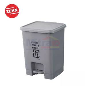Zehn Tempat Sampah Pedal HTB-15A-1 15 Liter Abu