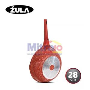 Zula Wajan Penggorengan CKDM-28 28 Cm Merah Rubi Aluminium