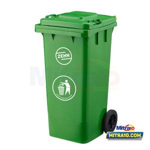 Zehn Tempat Sampah Plastik  ZN-120A-9 120L Hijau