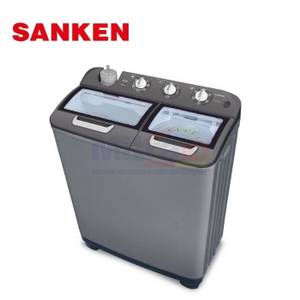 Sanken Mesin Cuci 2 Tabung TW-1127-GSL 9 Kg Abu