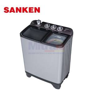 Sanken Mesin Cuci 2 Tabung TW-1155-FBK 9 Kg Abu