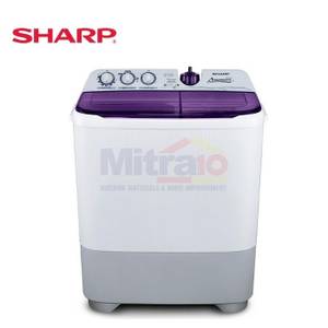 Sharp Mesin Cuci 2 Tabung ES-T85CR-VK 8.5 Kg Ungu