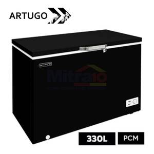 Artugo Chest Freezer CF351A 330 Liter Hitam