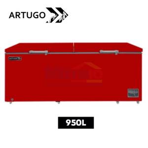 Artugo Chest Freezer CF1032R 950 Liter Merah