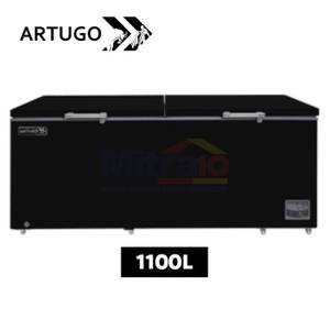 Artugo Chest Freezer CF1232N 1100 Liter Hitam