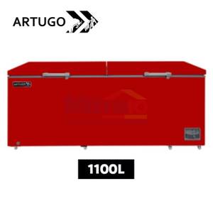 Artugo Chest Freezer CF1232R 1100 Liter Merah