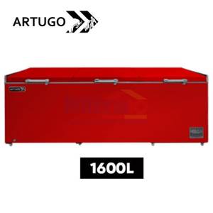 Artugo Chest Freezer CF1633R 1600 Liter Merah